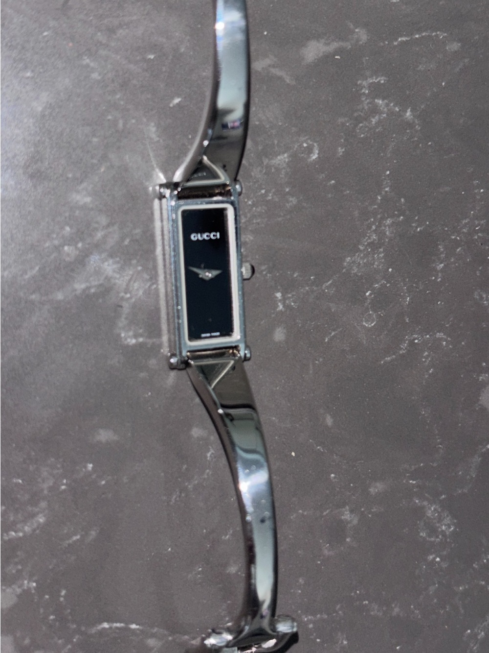 Gucci Silver (excellent condition + working) Bracelet Watch 1500 L - Picture 4 of 7
